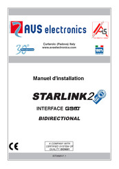 AVS Electronics STARLINK2 Manuel D'installation