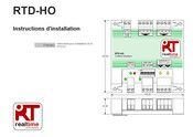 Realtime RTD-HO Instructions D'installation