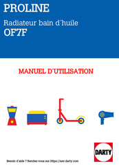 Proline OF7F Manuel D'utilisation