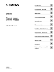 Siemens SITRANS WFS300 Instructions De Service
