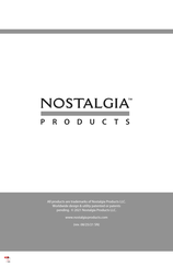 Nostalgia NCFF98SS Instructions Et Recettes