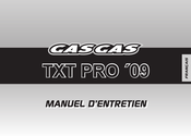 GAS GAS TXT PRO 2009 Manuel D'entretien