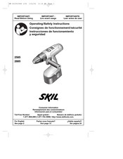 Skil 2885 Consignes De Fonctionnement/Sécurité