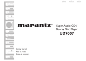 Marantz UD7007 Mise En Route