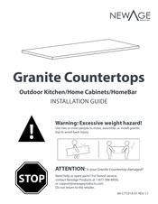 NewAge Products Granite Countertops Guide D'installation