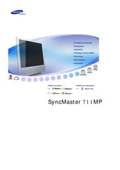 Samsung SyncMaster 711M Mode D'emploi