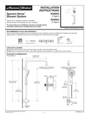 American Standard Spectra Versa 9035804 Mode D'emploi