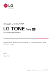 LG TONE FREE FIT Manuel D'utilisation