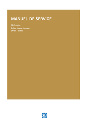ZF DUOPLAN 2K600 Manuel De Service