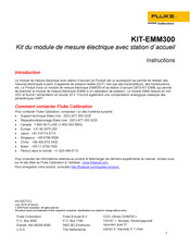 Fluke Calibration KIT-EMM300 Instructions