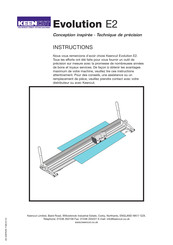 KEENCUT Evolution E2 Instructions