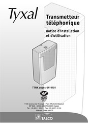 Tyxal 6414101 Notice D'installation Et D'utilisation