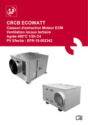 S&P CRCB ECOWATT 70 Mode D'emploi
