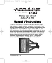 AccuLine PRO 40-6790 Manuel D'instructions