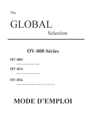 Global OV-800 Serie Mode D'emploi