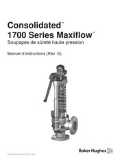 Baker Hughes Consolidated Maxiflow 1700 Serie Manuel D'instructions