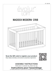 Evolur MADDOX MODERN CRIB Mode D'emploi