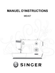 Singer ME457 Manuel D'instructions