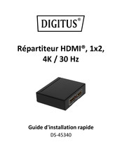 Digitus DS-45340 Guide D'installation Rapide