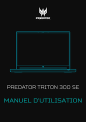 Predator Triton 300 SE Manuel D'utilisation