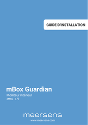 meersens mBox Guardian MMG-173 Guide D'installation