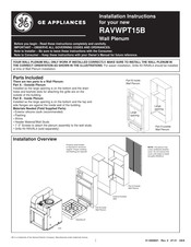 GE RAVWPT15B Instructions D'installation
