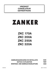 ZANKER ZKC 320A Notice D'utilisation