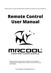 MrCool R 57A6/BGEFU1 Mode D'emploi