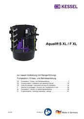 Kessel Aqualift S XL Instructions De Pose Et D'utilisation