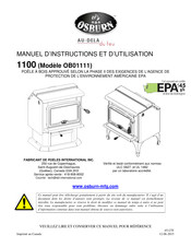 Osburn OB01111 Manuel D'instructions Et D'utilisation