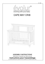 Evolur CAPE MAY Instructions Pour L'assemblage