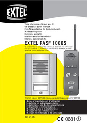 Extel PASF 10005 Guide D'installation Et D'utilisation