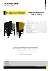 PLYMOVENT MultiDust Bank MDB-4F Manuel Technique