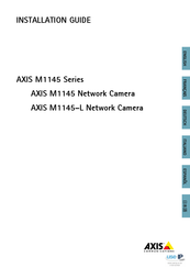 Axis M1145 Serie Guide D'installation