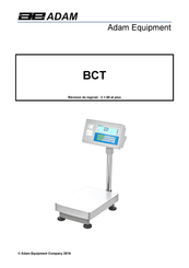Adam Equipment BCT Mode D'emploi