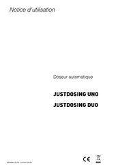 Pool Technologie JUSTDOSING DUO Notice D'utilisation