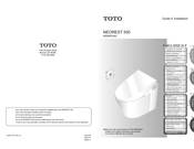 Toto NEOREST 550 MS980CMG Guide D'installation