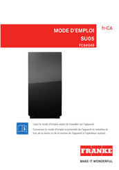 Franke SU05 Mode D'emploi