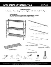 NewAge Products Pro Série Instructions D'installation