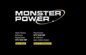 Monster Power PowerCenter HTS1650 MP Manuel De L'utilisateur