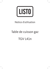 Listo TGV L41n Notice D'utilisation