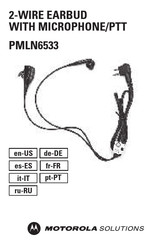 Motorola Solutions PMLN6533 Mode D'emploi