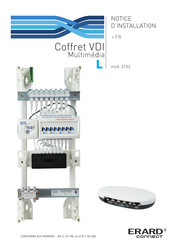 ERARD CONNECT VDI 2103 Notice D'installation