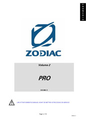 Zodiac PRO 7 Mode D'emploi