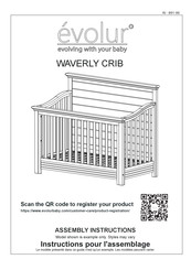 Evolur WAVERLY CRIB Instructions Pour L'assemblage