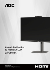 AOC Q27V5CW Manuel D'utilisation