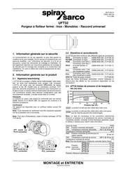 Spirax Sarco UFT32 Mode D'emploi