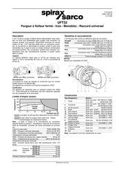 Spirax Sarco UFT32 Mode D'emploi