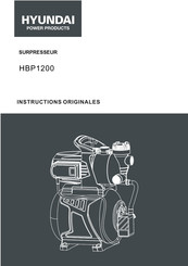 Hyundai power products HBP1200 Instructions Originales