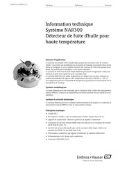 Endress+Hauser NAR300 Information Technique